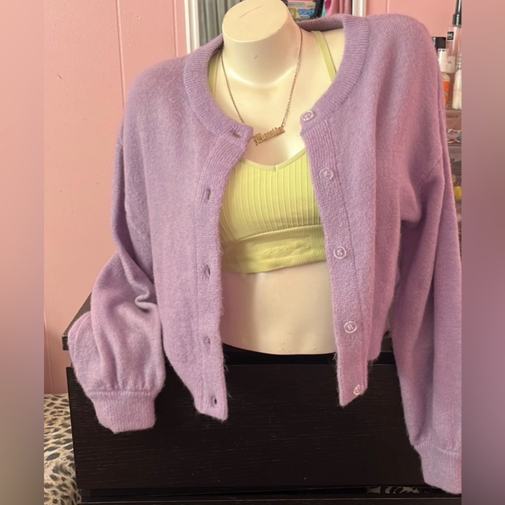 H&M fluffy cardigan